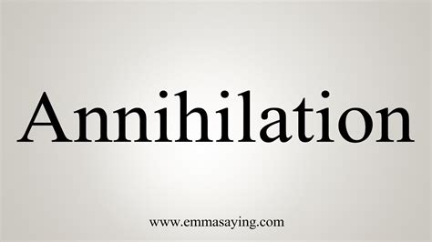 How to say annihilation in Latin .
